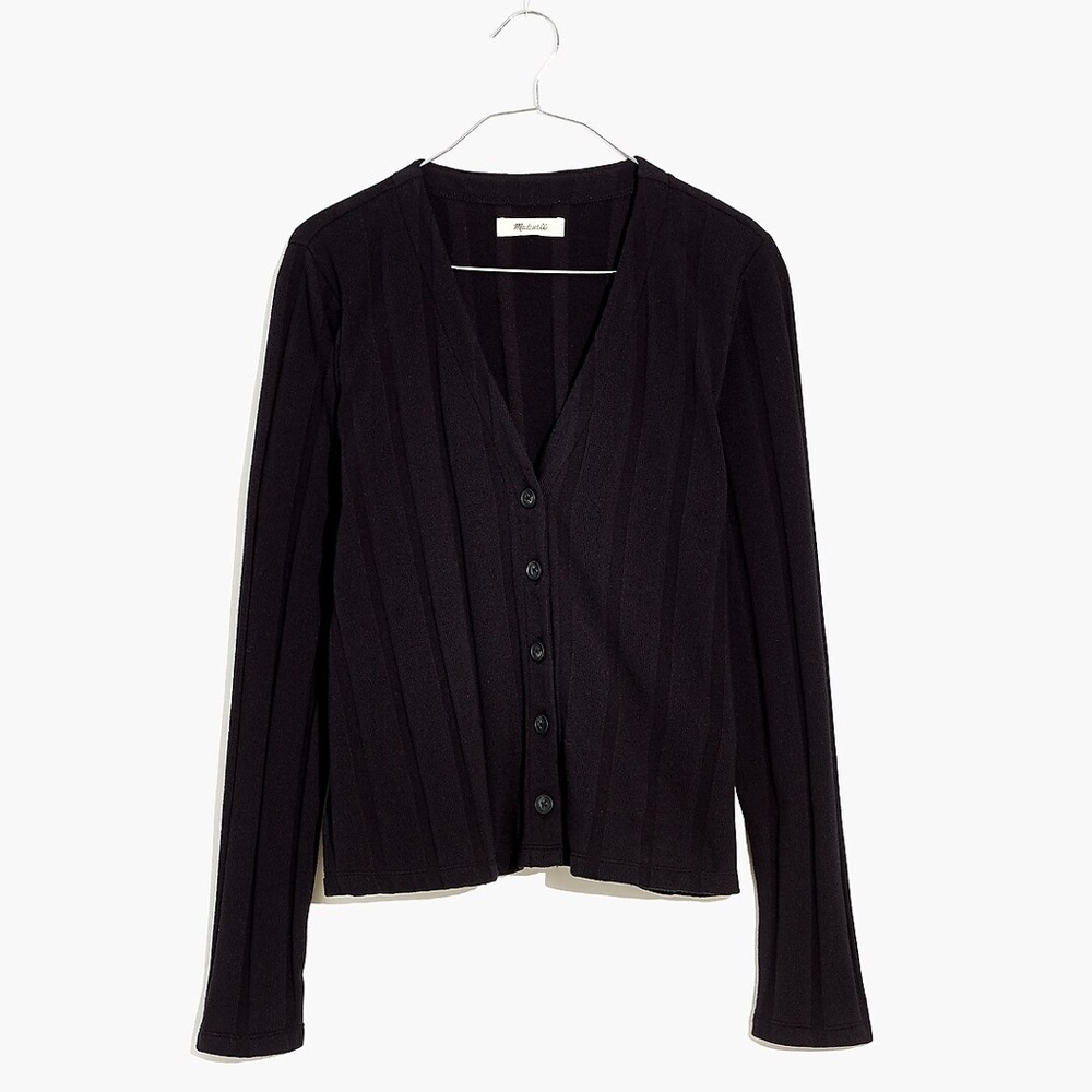Madewell Black Cardigan Sweater
